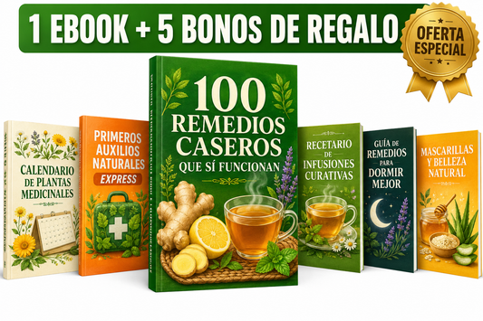 100 REMEDIOS CASEROS QUE SI FUNCIONAN + 5 BONOS DE REGALO